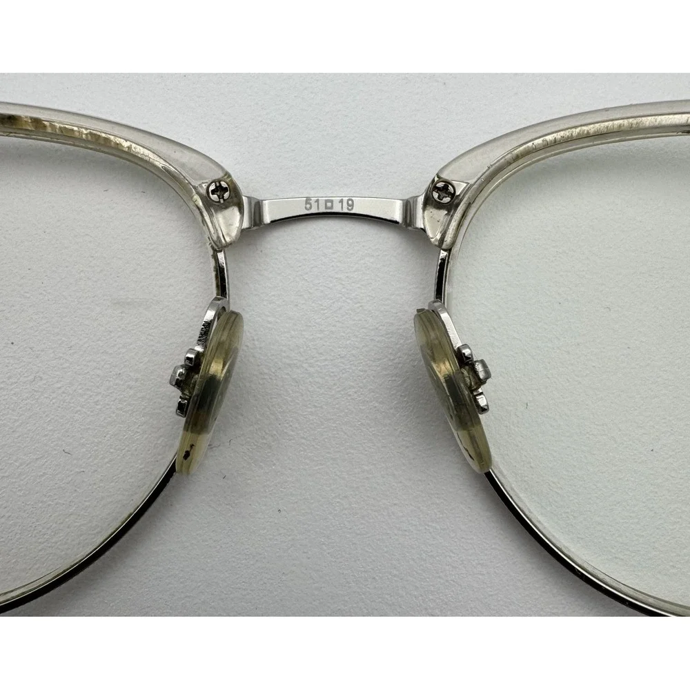 Ray-Ban Eyeglasses Unisex Silver RB6396 2936 Clubmaster Metal 51-19-140 w/Case